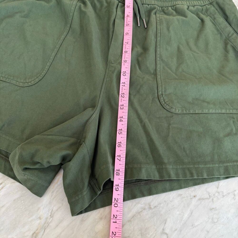 Athleta cotton drawstring green shorts size 3X - Picture 4 of 7